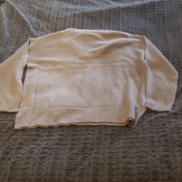 Grey Drop Shoulder Sweater - Picture 4 of 4